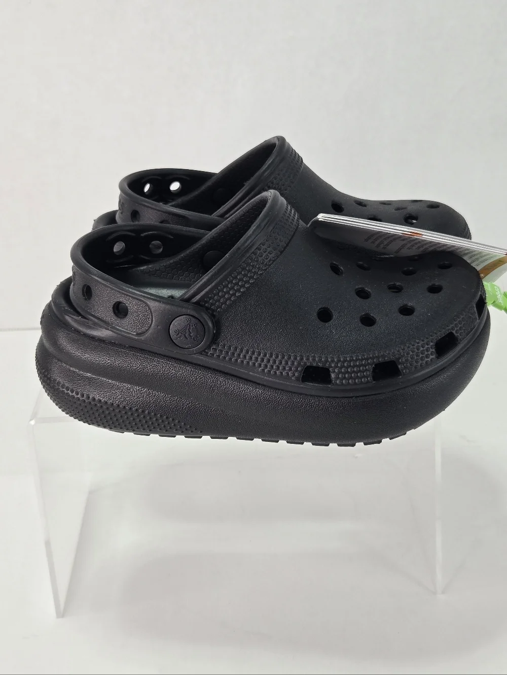 CROCS Unisex Classic Cutie Clog Black Slip-on Sandals Size C11 Toddler